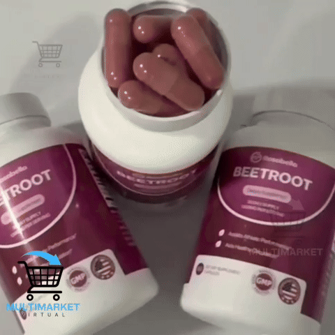 RAIZ DE REMOLACHA - BEETROOT 60 CAPS  – APOYO A LA CIRCULACIÓN – ENVÍO GRATIS 🇬🇹 😎🚚
