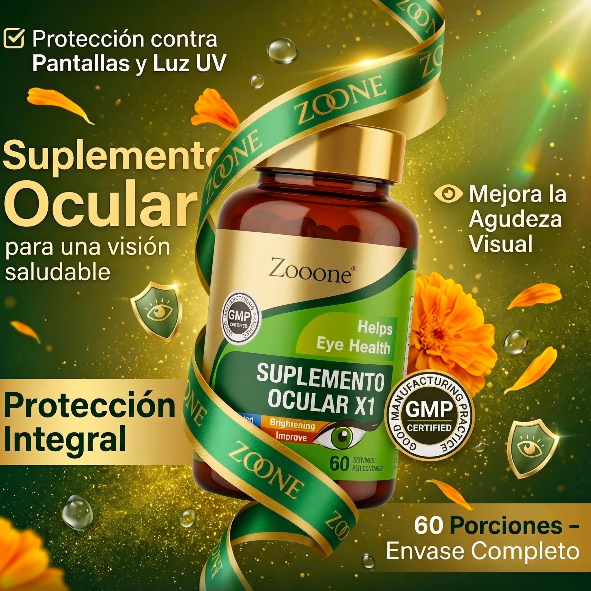 ZOONE SUPLEMENTO OCULAR X1 – PROTECCIÓN CONTRA PANTALLAS Y LUZ UV | ENVÍO GRATIS 👌