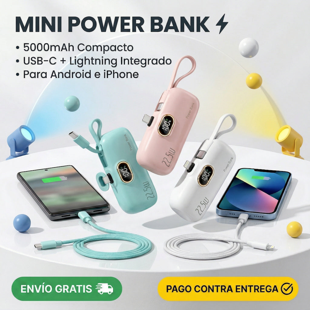 BATERIA PORTATIL (MINI POWER BANK) - ENVÍO GRATIS 😍😊