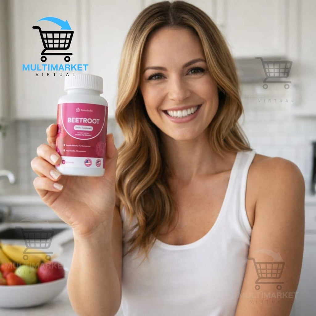 RAIZ DE REMOLACHA - BEETROOT 60 CAPS  – APOYO A LA CIRCULACIÓN – ENVÍO GRATIS 🇬🇹 😎🚚