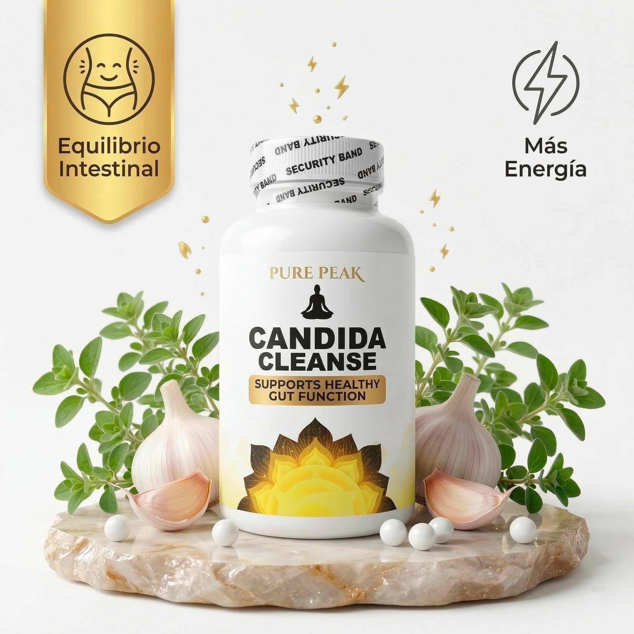 PURE PEAK CANDIDA CLEANSE – CONTROL DE HONGOS Y SALUD INTESTINAL | ENVÍO GRATIS 🙌😍